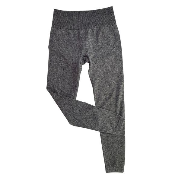 Vitality Formation Seamless Leggings Heather Gray Ribbed High Rise Sculpt Sz S - Picture 1 of 11